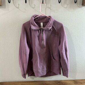 Lululemon Women’s Half-Zip Pullover Sweatshirt - Mauve